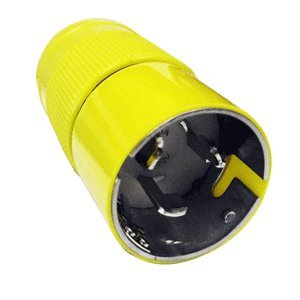 Marinco 6365CRN Locking Plug,50A, 125/250V,Yellow, Amp - Image 2