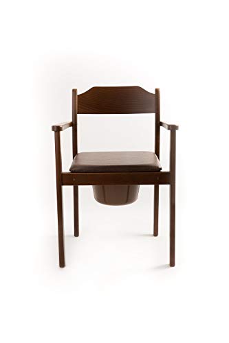 Chaise percée hygiénique design Premium en bois de haute...