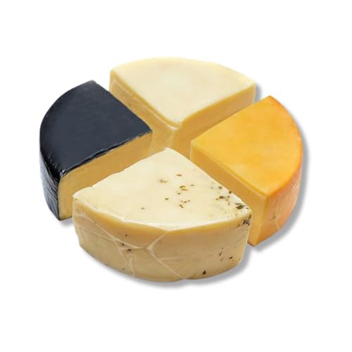 Kit 8 Queijos da Serra da Canastra 1kg - Kit 4 Queijos - Parmesão, Prato, Reino e Provolone Fresco D
