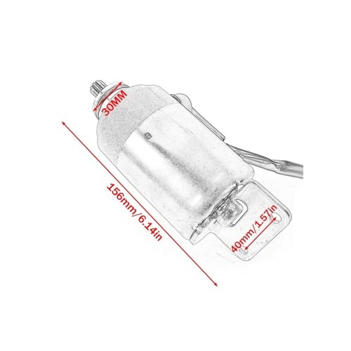 Motor de arranque con piñón reforzado para Kymco MXU150 2005-2014 y Mxer 125 OEM 2