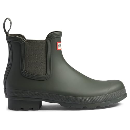 Hunter Men's Original Chelsea Dark Olive 1 9 Medium