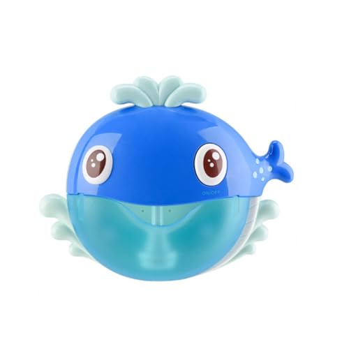 Machine à bulles baleine pour calmer les pleurs de bébé durant le bain ludique