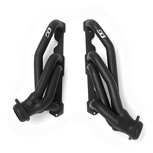 Exhaust Headers 1-1/2 in. Black Paint for...