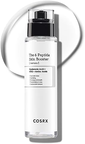 COSRX 6X Peptide Collagen Booster Toner Serum 150ml, Skin Renewal Boosting Facial Essence, Niacinamide & Hyaluronic Acid for All Skin Types, Korean Skincare, Paraben Free