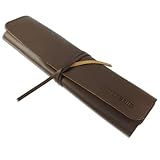 OPTIMAL ABGESTIMMTE TASCHEN: Die Taschen der Messerrolle sind auf herkömmliche Küchen und Metzgermesser abgestimmt. Mit schmalen und breiten Fächern ist für eine Vielfalt an Messern Platz und wo immer man hingeht, mit der Messerrolle hat man einen guten Begleiter und stets seine besten Messer dabei.