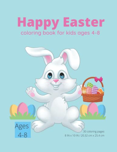 Happy Easter Coloring Book for Kids Ages 4-8: Cute Easter Coloring Activities for Kids image 2