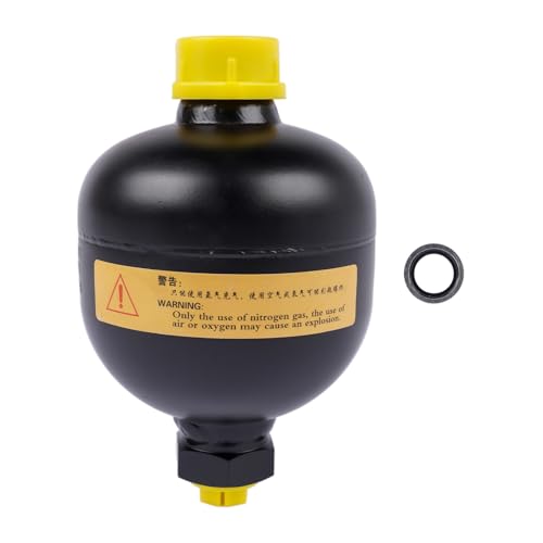 Diaphragm Accumulator 20cu.in (0.32L) 4786psi Working Pressure G1/2 Thread Hydraulic Systems