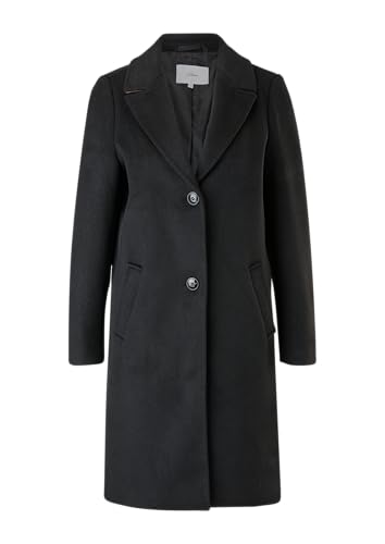 s.Oliver Damen Mantel langarm, Schwarz, 38 EU