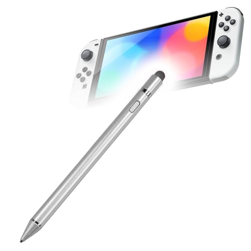 BoxWave �X�^�C���X�y�� Nintendo Switch OLED���f���Ή� - AccuPoint Active Stylus�ANintendo Switch OLED���f���p�ɍ׃`�b�v�t���d�q�X�^�C���X - ���^���b�N�V���o�[