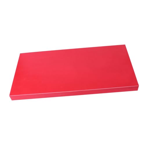 Étagère murale invisible rouge VALICLUD en plastique pour salon