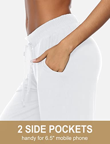 DIBAOLONG Pantaloni da yoga da donna a gamba larga...