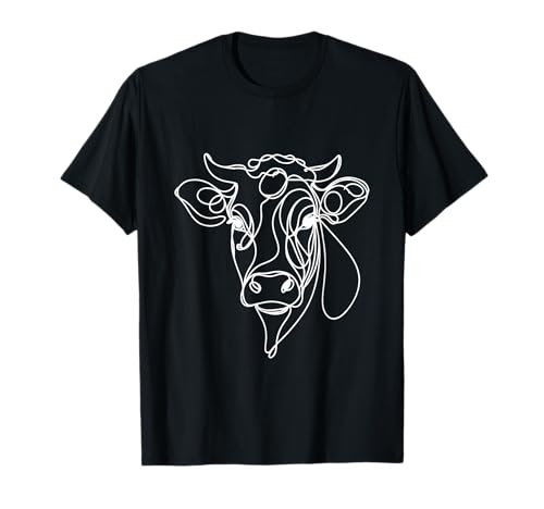 Line Art Papa Maman Vache Limousin T-Shirt