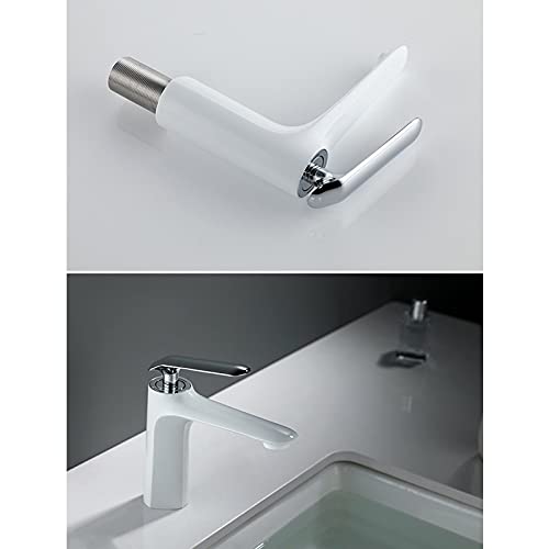 Mitigeur de bassin en laiton massif chrome haute finition pour salle de bain