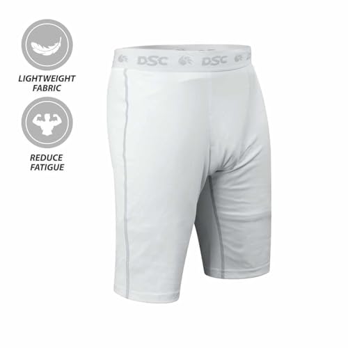 Image of DSC Men's Compression Shorts, Half Tight Athletic Underlayer for Workout, Gym, Sports & Cycling - Breathable Muscle Support