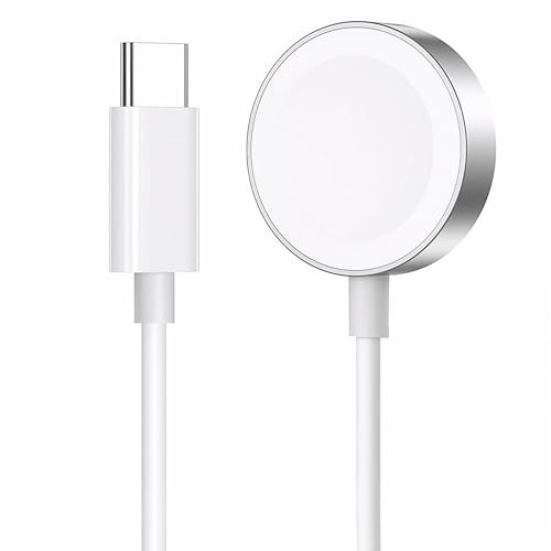 Caricatore per Watch - 2025 Nuovo【Certificato MFi: Cavo di ricarica da USB-C a magnetico - 2m】Compatibile con i-Watch Serie 10/9/8/7/6/5/4/3/SE/Ultra, 45/44/42/41/40/38mm, Dock di ricarica rapida