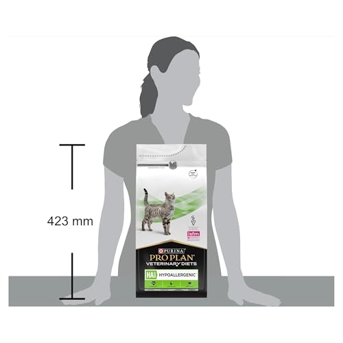Purina Pro Plan Veterinary Diets HA Hypoallergenic Katze | 1,3 kg | Diätetisches Alleinfuttermittel für Kitten und ausgewachsene Katzen | Zur Minderung von Intoleranzerscheinungen