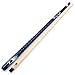 CUESOUL 58 Inch 21oz Maple Pool Cue Stick 13mm Cue Tips,Very Nice Grip + Joint Protector/Shaft Protector,Blue Cue Stick