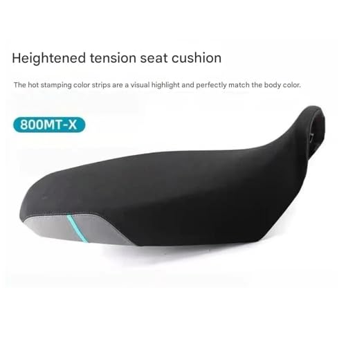 Asiento para 800MTX cojín de motocicleta conductor y pasajero elevado 4