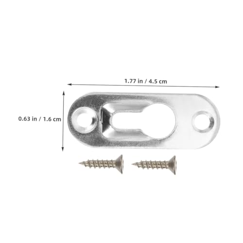 Image of Tofficu Picture Frame Hangers with Screws Durable Hooks for Hanging Art Paintings and Photos Walls Easy Installation Compatibility Versatile for Various Frame Types