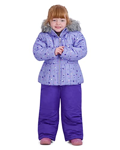 Image of Rothschild Girls' Ski Jacket and Snowbib Snowsuit Set