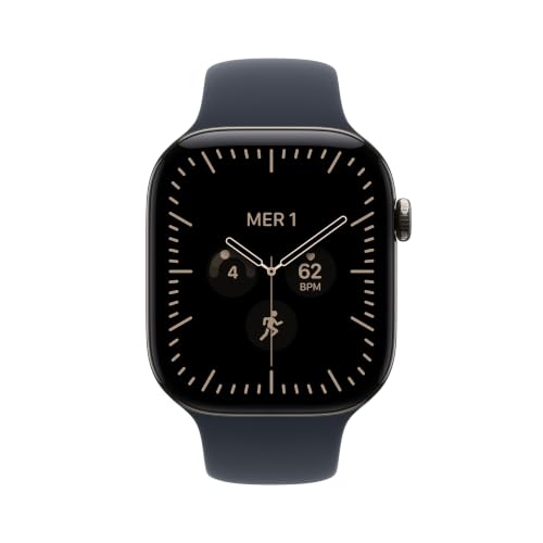 Apple Watch Series 12 GPS + Cellular 46 mm Boîtier en Naturel avec Bracelet Sport / - vue 4