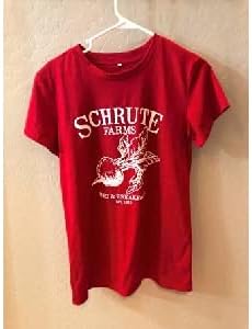 Vaise Womens Graphic Tee Short Sleeve Solid Color Printed Summer Vacation Shirts Graphic Tees Red