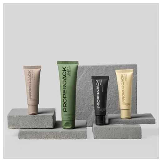 NOVO: Kit Cuidado Facial - Proper Jack - Kit Skincare Masculino - Prevenção de Acne e Saúde p/ Pele