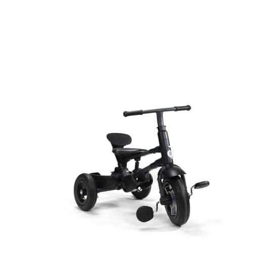 Image of Rito Plus Folding Stroller & Toddler Bike with 3 Point Harness Belt, Black