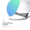Feetures Elite Light Cushion Quarter Solid - Sport Sock with Targeted Compression - New White, L (1 Pair) #4