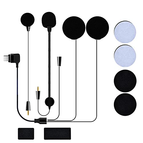 Fodsports para Intercomunicador de moto de accesorio para micrófono altavoz. (M1-S PRO Cable para auriculares Accesorios para micrófonos) Cover