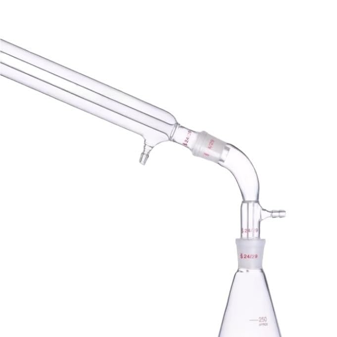 High Borosilicate Glass Atmospheric Distillation Device Package - Round/Conical Flasks with Complete Accessories(Package 2)