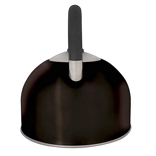 Mor - Chaleira Aço Inox 2.5 Litros Mattina Preta