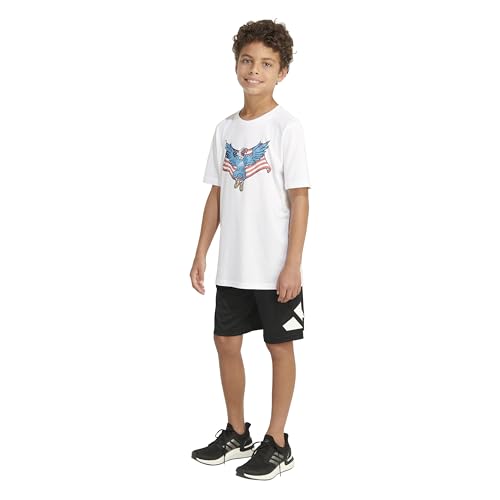 Image of adidas Boys' Stay Dry Climalite Short Sleeve T-Shirt