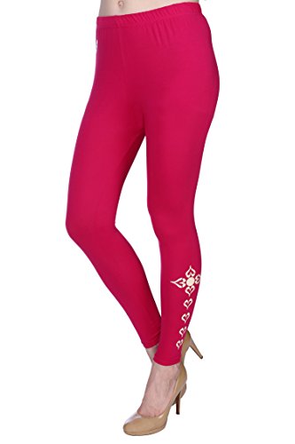 Image of Plus Size Printed Ankle Length Leggings for Women