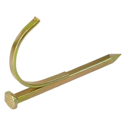 Instockbolts Half Clamps J-Hook Nails, 3/4" Steel J-Hooks, J Clamps for PEX, Copper, CPVC Tubing Connections(Pack of 100) Cover
