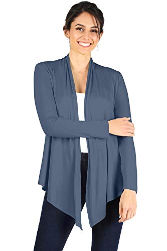 Simlu Lightweight Chambray Cardigans for Women Reg and Plus Size Light Cardigans for Women Summer...