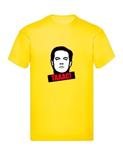  T-Shirt Uomo & Bambino - TAAAC- Super vestibilità Top qualità Made in Italy (XL, Gialla)