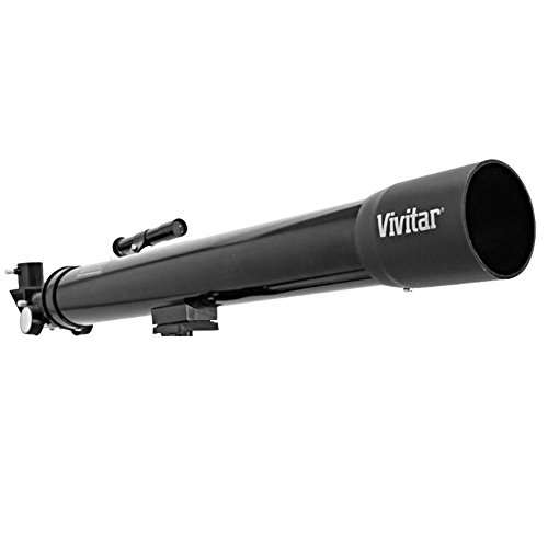 Telescópio com ampliação com zoom de 75x/150x, ocular, manopla e tripé - VIVITAR - VIVTEL150X