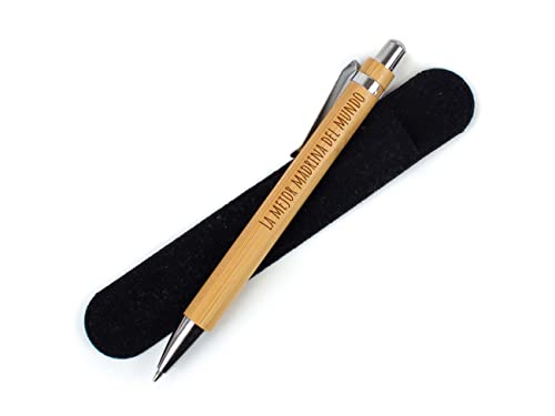 CONTRAXT Regalos boligrafos madrinas originales. Detalles kit regalos boda boli bolígrafo grabado con frases padrinos madrinas sorpresa originales boda bautizo bebe wonderful (Madrina, Español)