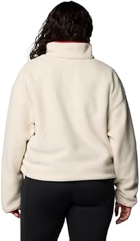 Columbia Helvetia II Cropped Half Snap Fleece feminino, Giz de Lou