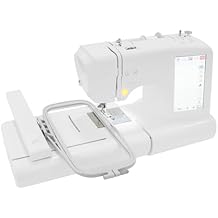 Computerized Embroidery and Sewing Machine 7 Inch Touch Screen Automatic Embroidery Machine with 96 Designs USB Port for Custom Patterns 162 Built-in Sewing Design with LED Light