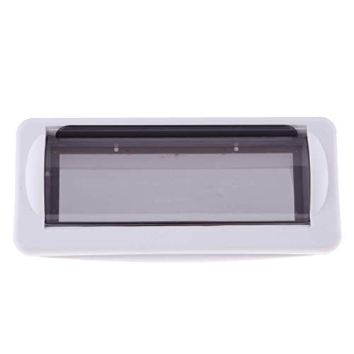 universele mariene boot autoradio schild waterdichte cover stereo behuizing case splash guard - wit - Afbeelding 4