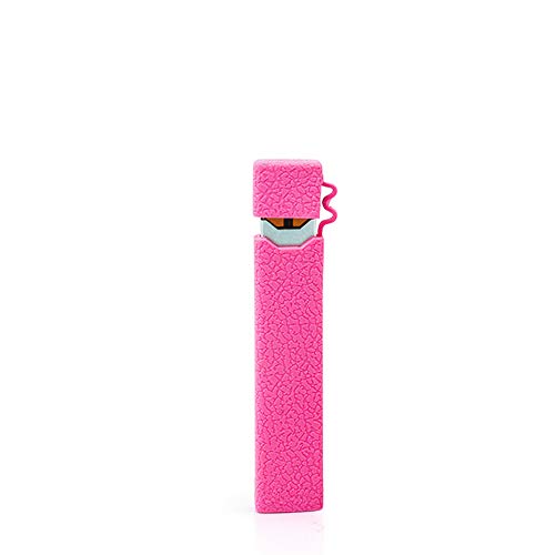 OrangeDance Case for Juul,Anti-Slip Silicone Skin Cover Sleeve Wrap Gel Fits JUUL,with Dust Cap to Keep Pods Clean(Pink)