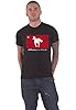 Deftones Unisex Adult Star & Pony Cotton T-Shirt (XXL) (Black) #1