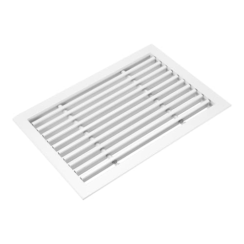 PATIKIL Grille ventilation linéaire 12x8 po aluminium