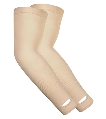 Image of TRENDMALLS Arm Sleeves, Cooling UV Sun Protection Sports Compression for Men /Women /Kids