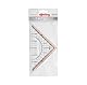 Großes Rotring Centro Geometriedreieck mit Griff, 23 cm