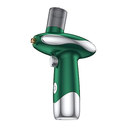 TRDEWR Aerógrafo con compresor Photon Facial Hydrator Nano Mist Sprayer Face Steamer Inyección de oxígeno Nail Amplia AplicacióN(Green)