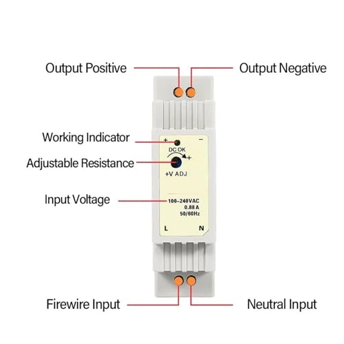 Alimentation industrielle à découpage multi-tension 100-240V CA/CC