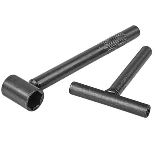 2Pcs Motorcycle Scooter Valve Tool, Valve Screw Repair Wrench, Adjusting Square Hexagonal Hole Tool, Tappet Engine Adjustable Wrenches